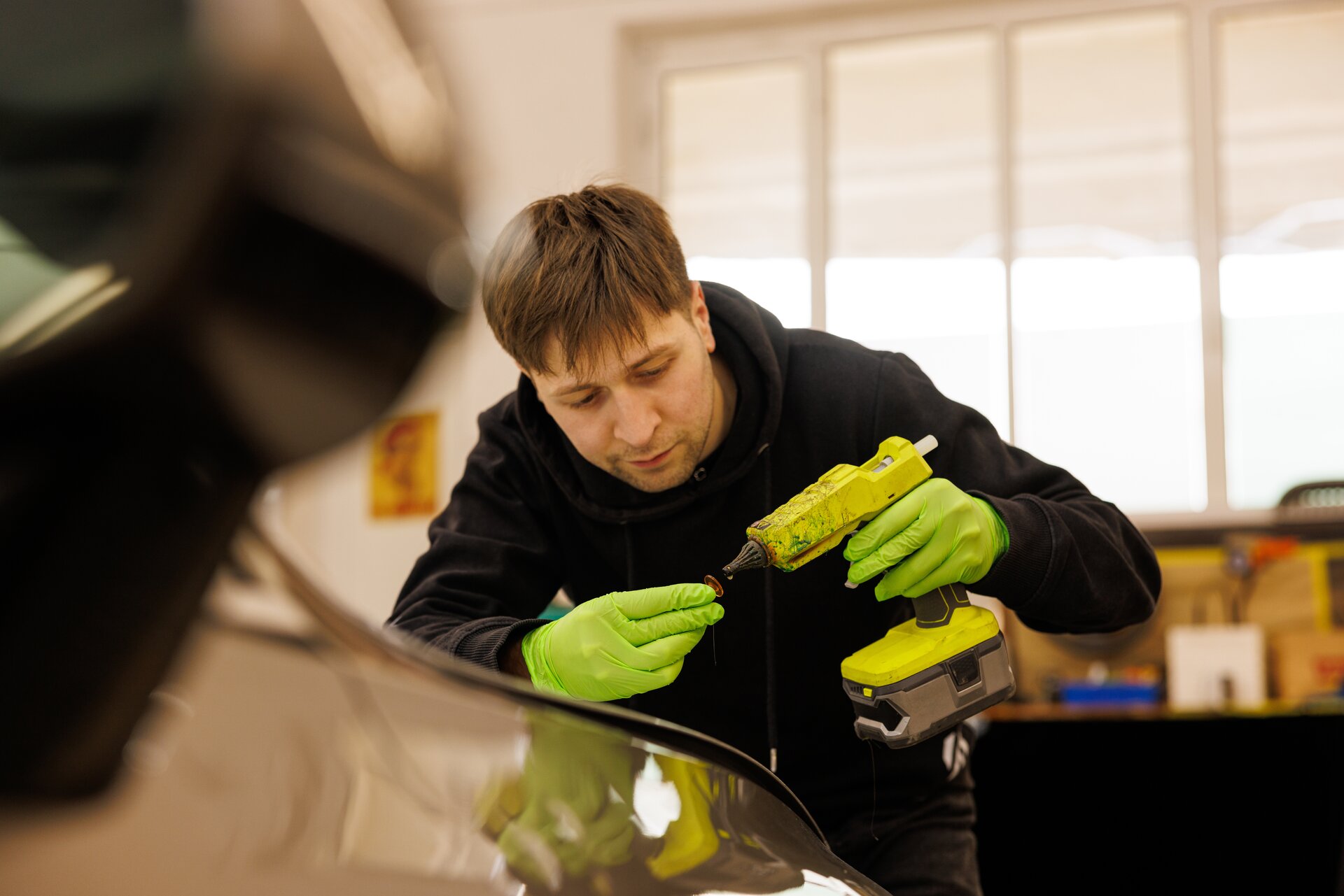 Dentic Denver paintless dent repair shop team in Denver, Colorado